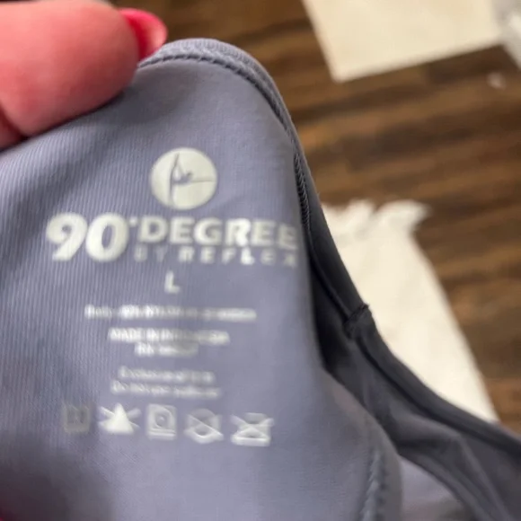 90 Degree By Reflex Purple Tank Top with Wide Straps - Picture 3 of 4